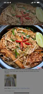 PAD THÁI - phở xào kiểu Thái  - 69.000 ₫ tại Quán Chay Phúc An 1986 - Mỳ Tiềm & Cơm Trộn - Nguyễn Đình Chính