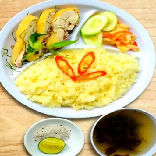 Hình ảnh Cơm gà chặt
