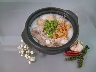 Hình ảnh Cháo sườn bò viên