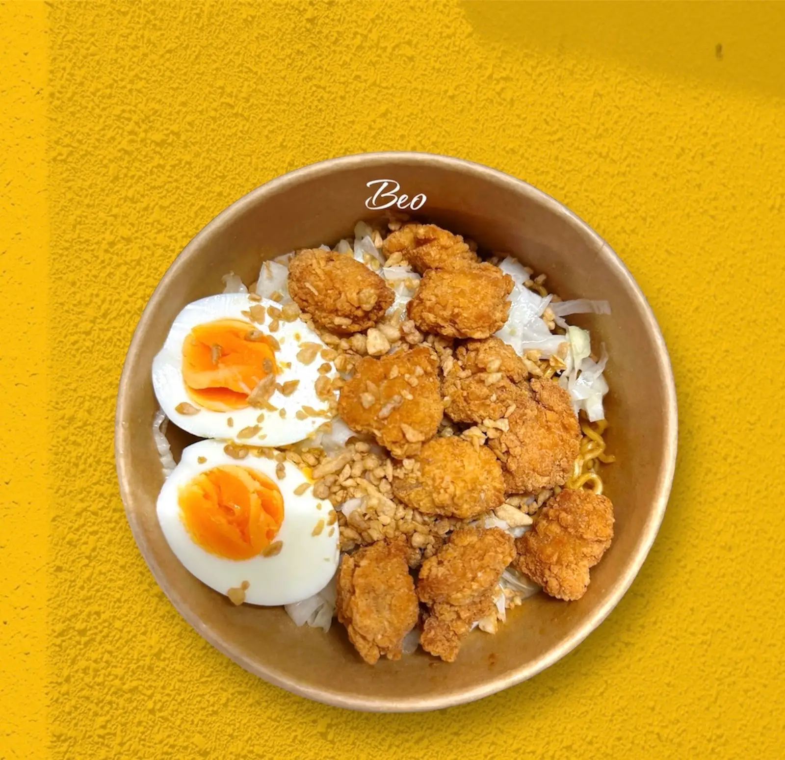Mì Trộn Gà Popcorn - 59.000 ₫ tại Beo Food - Mì Trộn, Cá Viên Chiên & Gà Rán Chiên Dzòn - Đường Số 25A