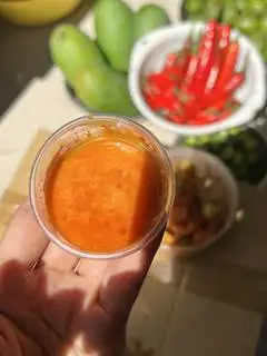 Muối chấm đỏ thêm. Trọng lượng: 25g (không tính hủ) - 4.500 ₫ tại Chân Gà Nhà Muối - Âu Cơ