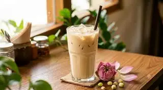 Hình ảnh Trà Sữa Hoa Sen