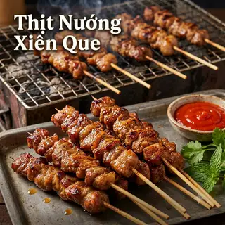 Hình ảnh 1 Cây Xiên Que Nướng Hà Nội