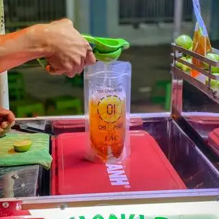 Trà đào chanh tươi - 21.000 ₫ tại Bánh Mì Chay Khôi - Lý Thường Kiệt