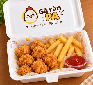 Hình ảnh Gà Viên kèm 100gr Khoai Tây Chiên 