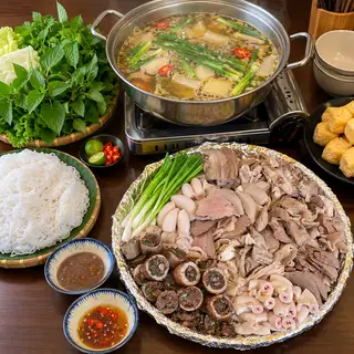 Hình ảnh (Đặt trước theo yêu cầu)  Lẩu lòng ngon set  2-3 người -  Tặng 1 tô cháo to 