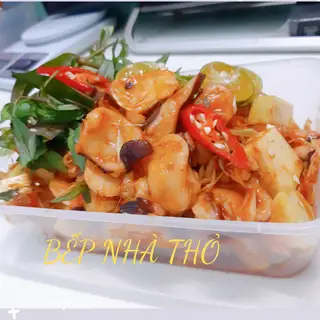 BẠCH TUỘC SỐT THÁI TÊ TÁI - 100.000 ₫ tại Chân Gà Sả Tắc & Chân Gà Sốt Thái - Bếp Nhà Thỏ - Tân Sơn Nhì