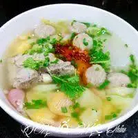 Hình ảnh NUI THỊT HEO BÒ VIÊN TRỨNG CÚT