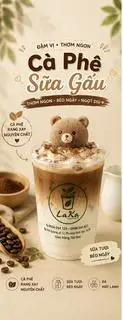 Hình ảnh Cà phê sữa gấu