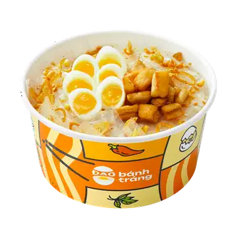 Hình ảnh Bánh Tráng Tóp Mỡ Tỏi Hành Phi Trứng Cút Lòng Đào