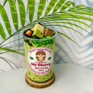 Trà Sữa Thái xanh Full Topping (không chân mèo, jerry, bánh mì và Donut) - 46.800 ₫ tại Trà Sữa & Ăn Vặt Mẹ Cherry - Trần Đình Xu