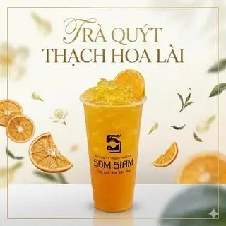 Trà Quýt thạch hoa Lài L - 38.000 ₫ tại Trà Sữa Ấm Đất Thái Som Siam - Hoa Sứ