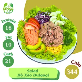 Salad Bò Xào Bulgogi - 87.000 ₫ tại Kenko Healthy Food - Lê Văn Sỹ