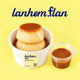 Hình ảnh Flan Uyên Ương Cà Phê Sữa