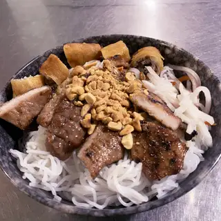 Bún thịt nướng - 50.000 ₫ tại Bánh Xèo & Bò Lá Lốt -  Kim Anh