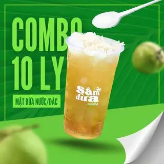 Hình ảnh 10 Ly Mật Dừa Nước/Đác Giảm 25K