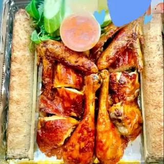 gà nướng mắm nhĩ+ 2 cây cơm lam  - 285.000 ₫ tại Gà Nướng & Sườn Nướng 180 - Nguyễn Thượng Hiền