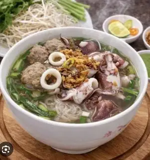 Hình ảnh HỦ TIẾU MỰC BÒ VIÊN