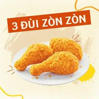 Hình ảnh Đùi Gà Zòn Zòn (3 cái)