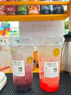 Hình ảnh Soda dâu- đào - việt quất
