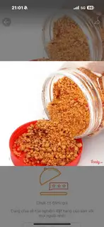 Muối tôm chay - ngon thơm - 30.000 ₫ tại Hủ Tiếu Chay Chị Mút - Góc Chùa Giác Nguyên - Hoàng Diệu