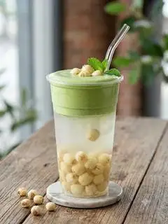 Hình ảnh Sen dừa matcha lạnh 700ml Phệ Food
