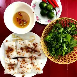 Hình ảnh Bánh cuốn quê nhân hành