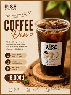 Coffee đen - 19.000 ₫ tại Rise Matcha - Coffee Cacao Matcha latte - Lâm Văn Bền