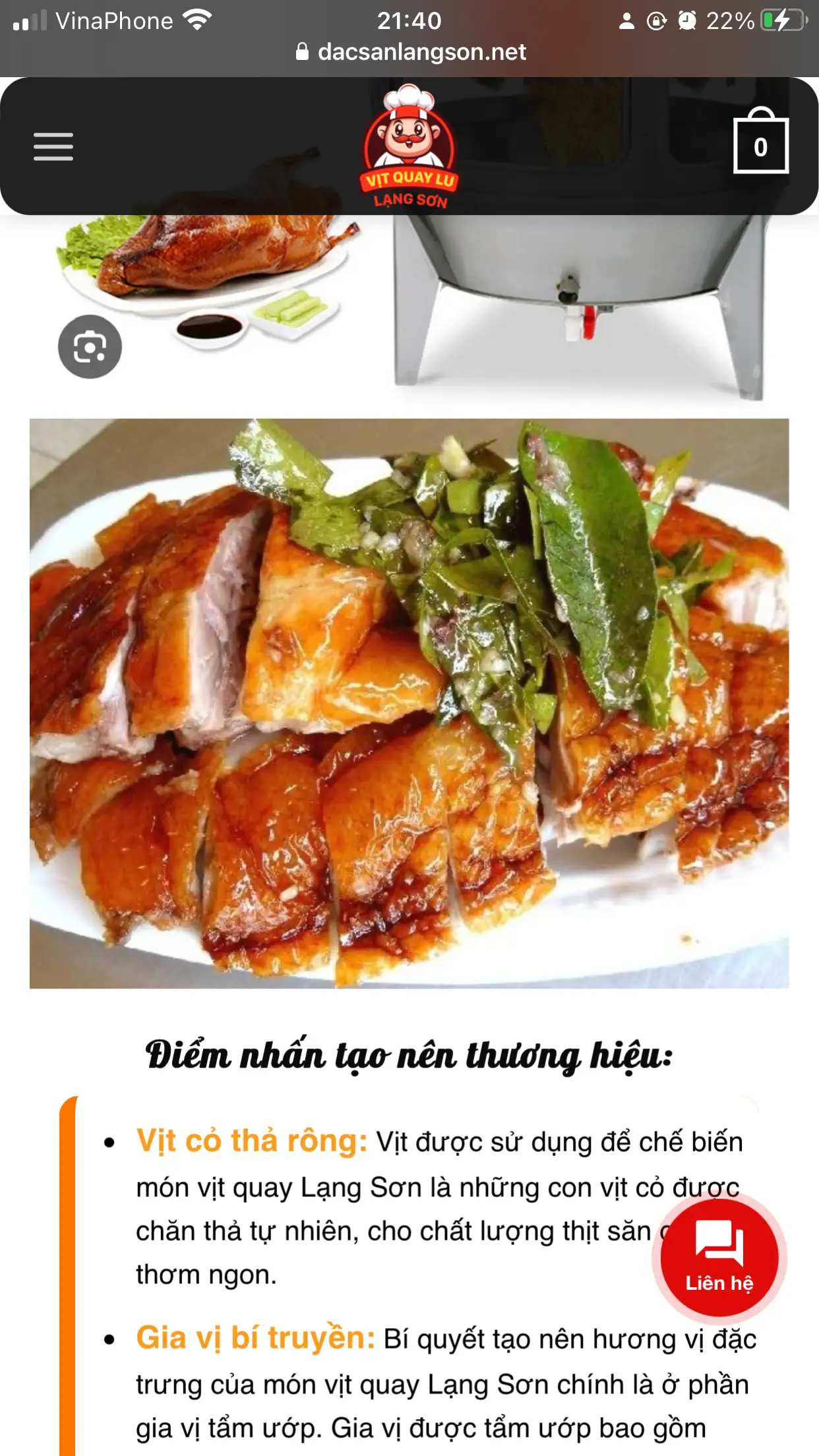 Hình ảnh vịt quay lá móc mật1/2  km  nước ngọt 