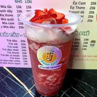 Hình ảnh Mía dâu tây (ly khổng lồ)
