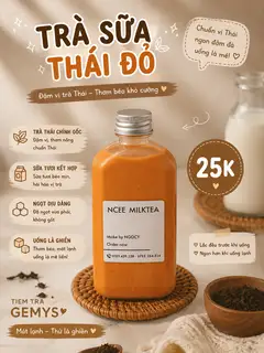 Hình ảnh Trà sữa Thái đỏ