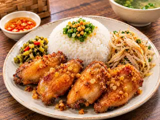 Hình ảnh Cơm Gà Chiên Đặc Biệt