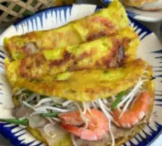 Bánh xèo tôm thịt - phần 3 cái - 65.000 ₫ tại Bánh Căn & Bánh Xèo Đà Lạt Ơi - Huỳnh Văn Bánh