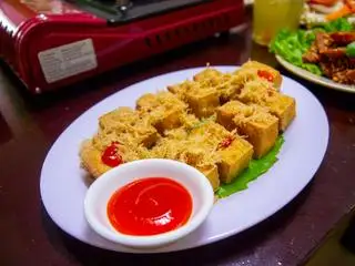 Đậu hủ chà bông chay - 45.000 ₫ tại Lẩu Chay An - Lê Đức Thọ