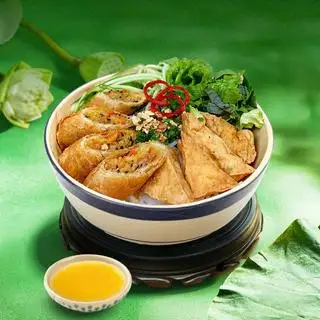 Bún chả giò - 79.000 ₫ tại Ẩm Thực Chay Thiền Trúc -Trần Nhật Duật