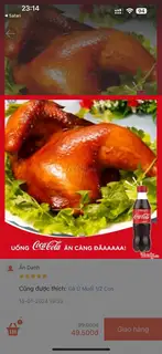 Hình ảnh 1/2 Gà Ủ muối thảo mộc Tặng CoCa