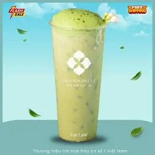 Trà Sữa Matcha Hoa Nhài (700ml) - 42.000 ₫ tại Trà Sữa Matcha Sakura, Trà Hoa Olong & Cafe Muối - Lục Lam - 05 Rạch Bùng Binh