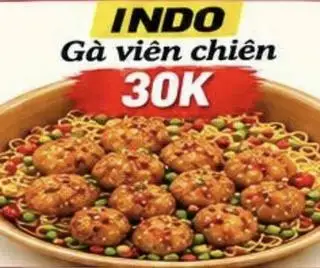 Hình ảnh Mì indo Gà viên chiên 