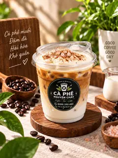 Hình ảnh Latte cà phê kem muối