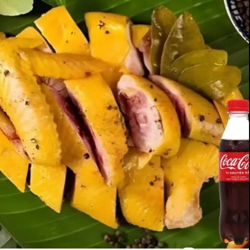 Hình ảnh Gà Ủ Muối 1/2 Con + Coca chai