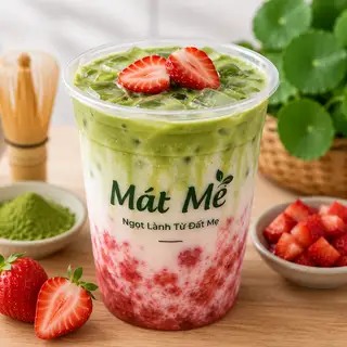 Hình ảnh Matcha Latte Dâu
