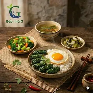 Hình ảnh [ MIX ] CƠM CHẢ LÁ LỐT + TRỨNG ỐP LA
