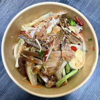 Hình ảnh Gỏi đu đủ Thái ( ghẹ ngâm mắm Phú Quốc)
