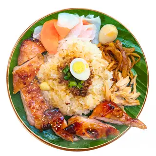 Cơm đùi gà mật ong - 70.000 ₫ tại Gà & Nếp - Xôi Gà Nướng Mật Ong - Võ Văn Tần