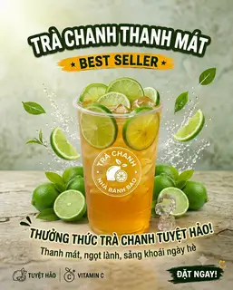 Trà chanh - 20.000 ₫ tại Ăn Vặt Nhà Bánh Bao - Dương Quảng Hàm