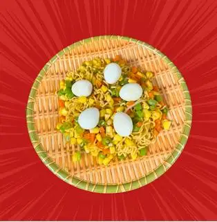 Hình ảnh Mì trộn trứng cút