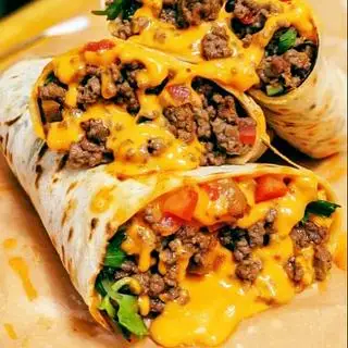tacos thập cẩm siêu phô mai+1 ly nước ngọt - 80.000 ₫ tại Pizza Bòn Bon - Âu Dương Lân