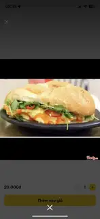 Hình ảnh Bánh mì 2 trứng