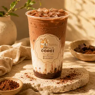 Cacao Latte L - 46.000 ₫ tại Tiệm Trà CORGI - Tea & Latte - Bùi Đình Tuý