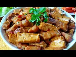 Hình ảnh thịt kho đậu hũ 